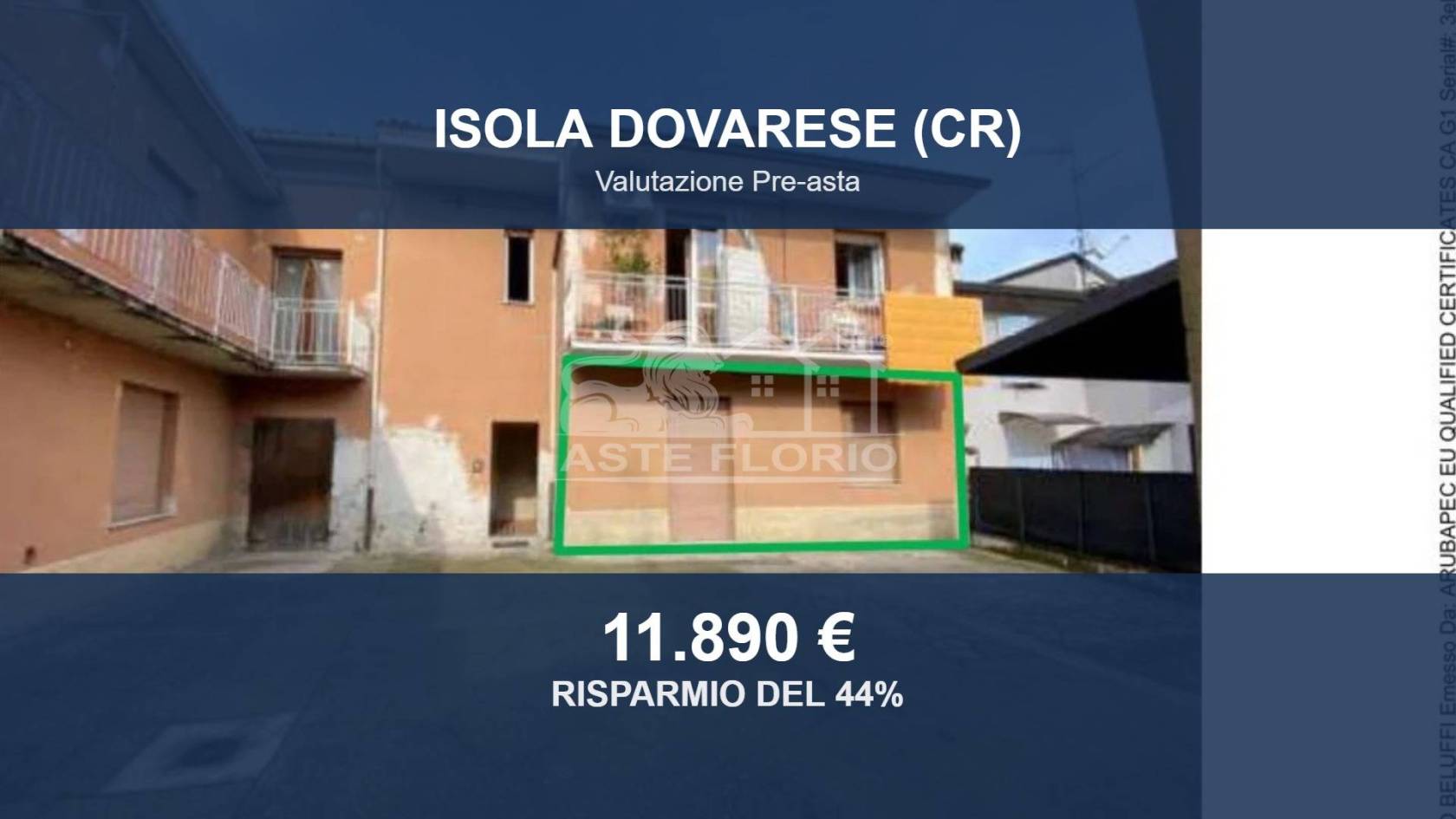Appartamento in vendita a Isola Dovarese