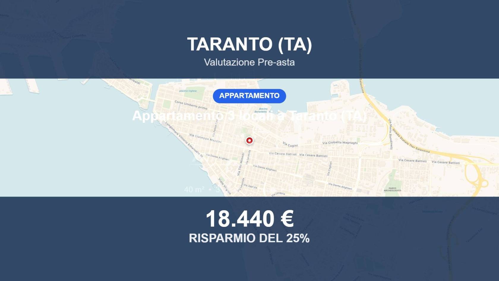 Appartamento in vendita a Taranto