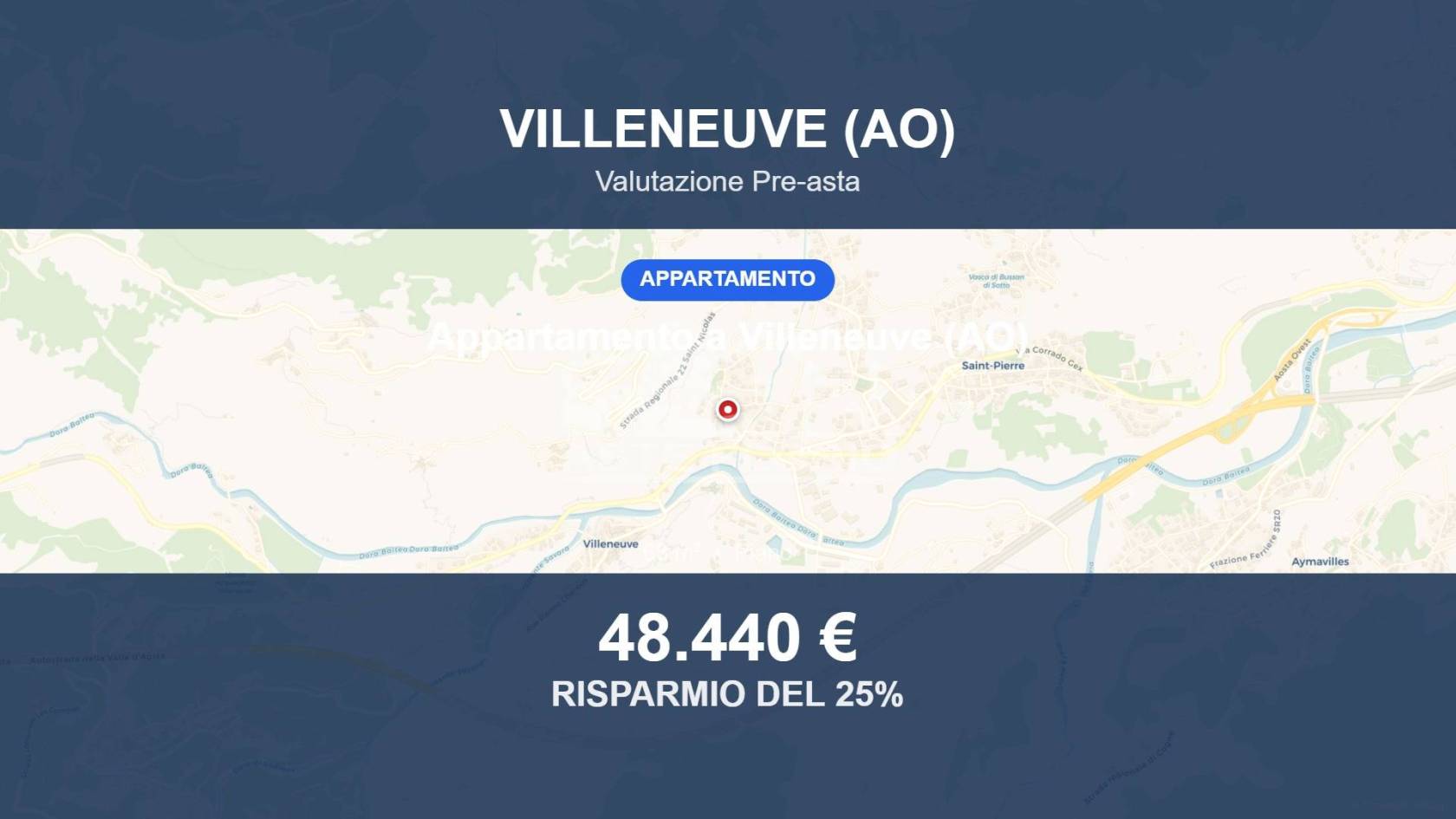 Appartamento in vendita a Villeneuve