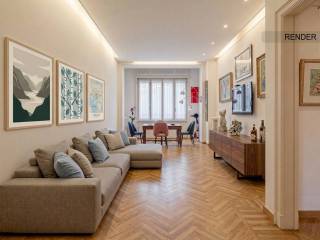 Quadrilocale viale Regina Giovanna, Morgagni, Milano