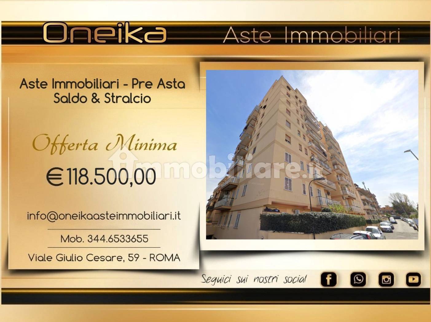 Appartamento in vendita a Roma