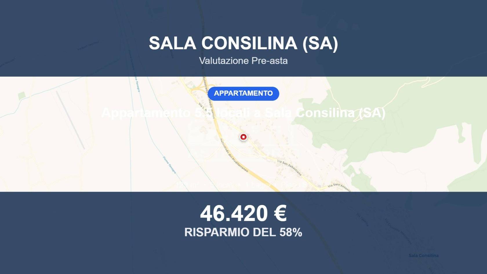 Appartamento in vendita a Sala Consilina