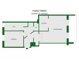 Bilocale via Giovanni Battista Piranesi 69, Porta Vittoria, Milano