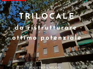 Trilocale viale Carlo Troya 9, Piazza Napoli, Milano