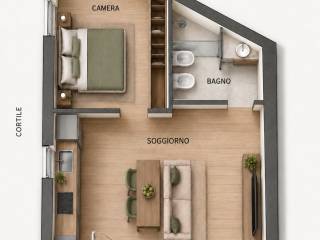 Bilocale via Enrico Nöe 2, Città Studi, Milano
