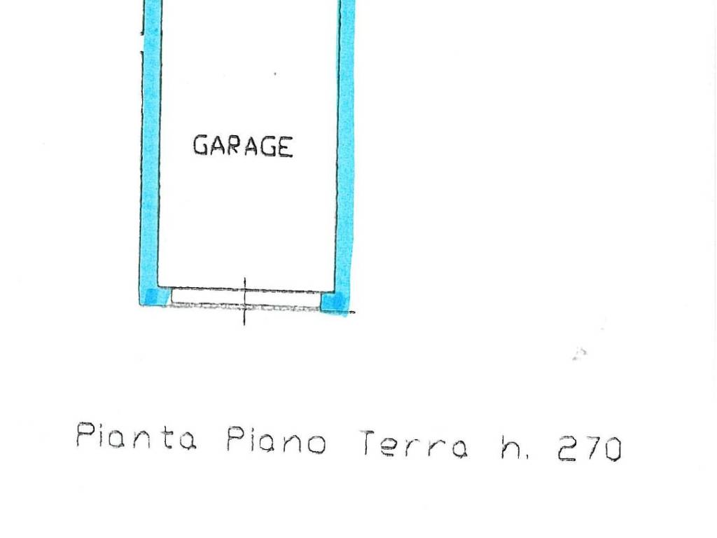 Pianta del garage