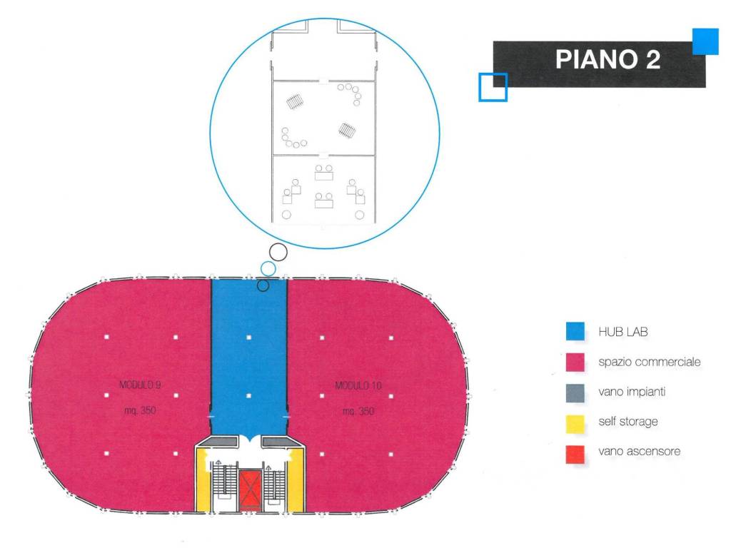 HUB PIANO SECONDO