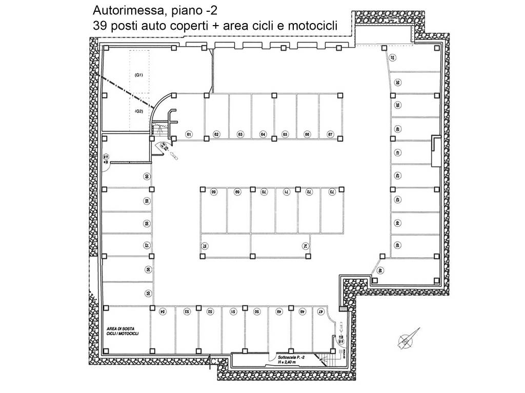 Autorimessa piano -2