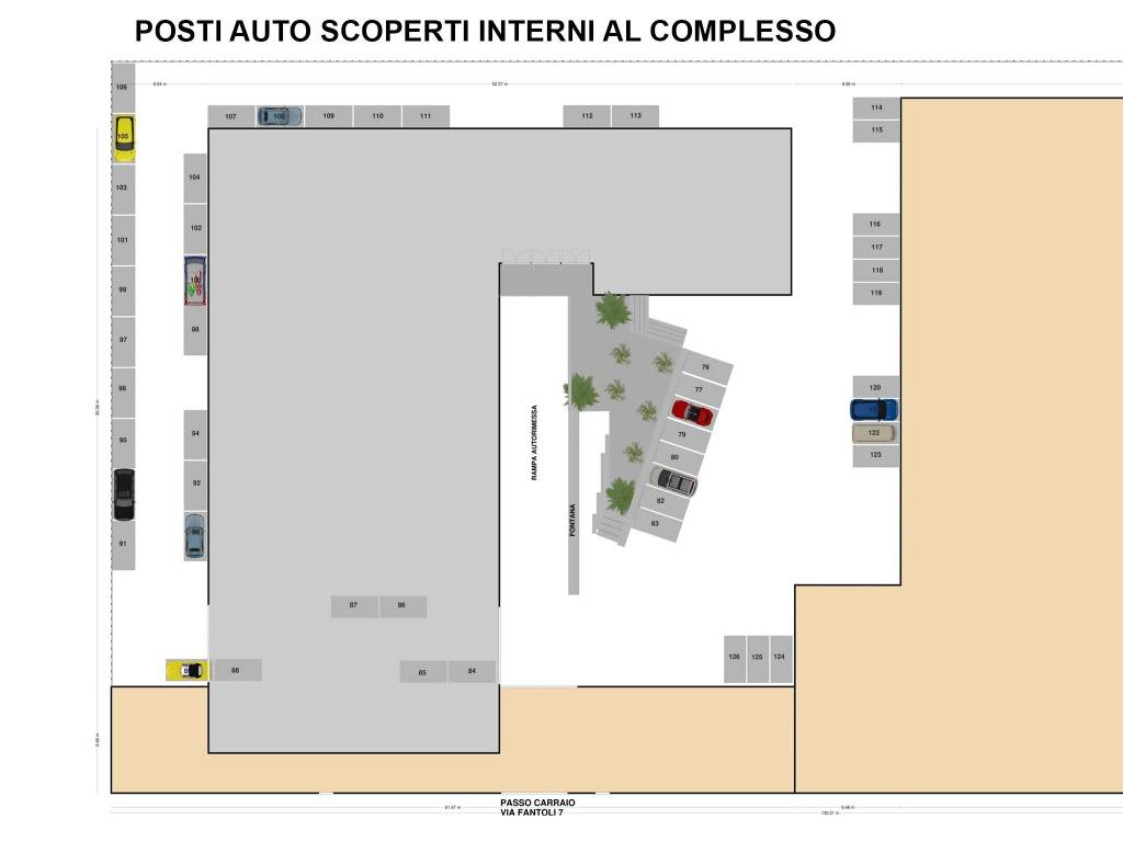 Posti auto scoperti