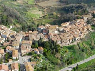 Terricciola dall'alto