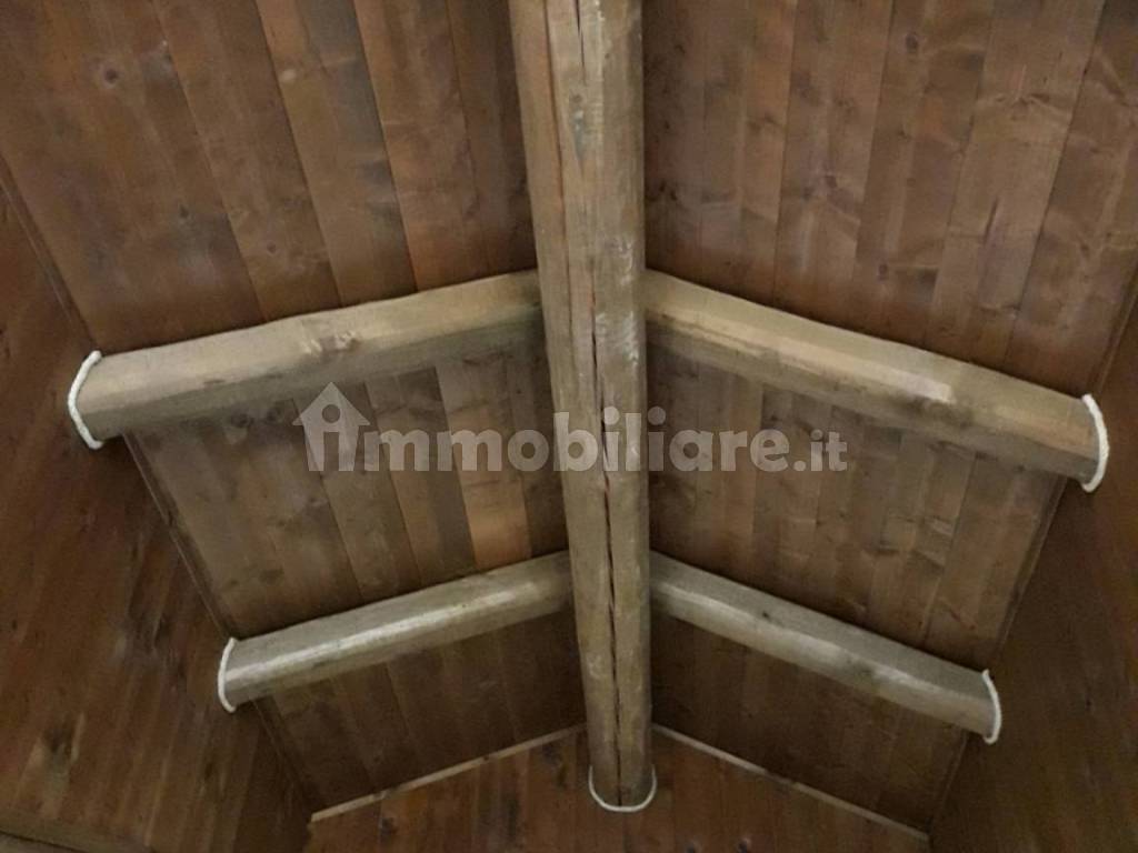 tetto in legno a vista