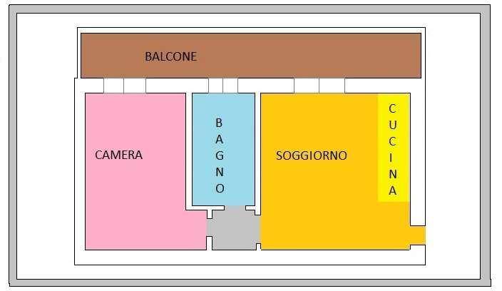 Planimetria bilocale